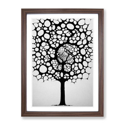 Monochrome Tree No.1 - Framed Print