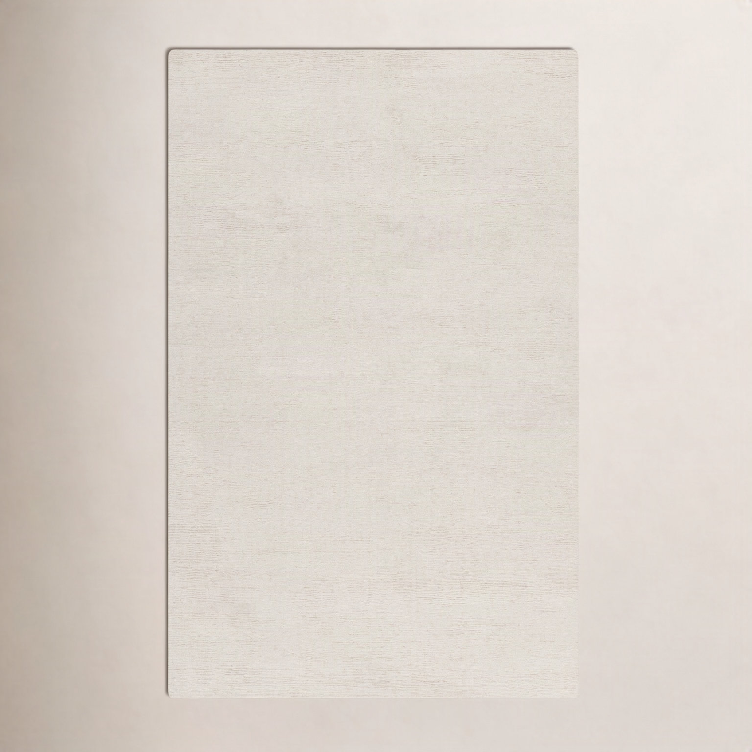 Crowe Light Beige Hand-Loomed Wool Rug, Rectangle 9' x 13'