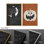Citrouille d'Halloween Moody crâne d'Halloween chat citrouille, images murales de salon moderne Moody, impression numérique sur toile, impression numérique sur toile encadrée