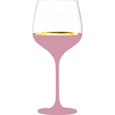 Grand verre bourgogne Oro24K