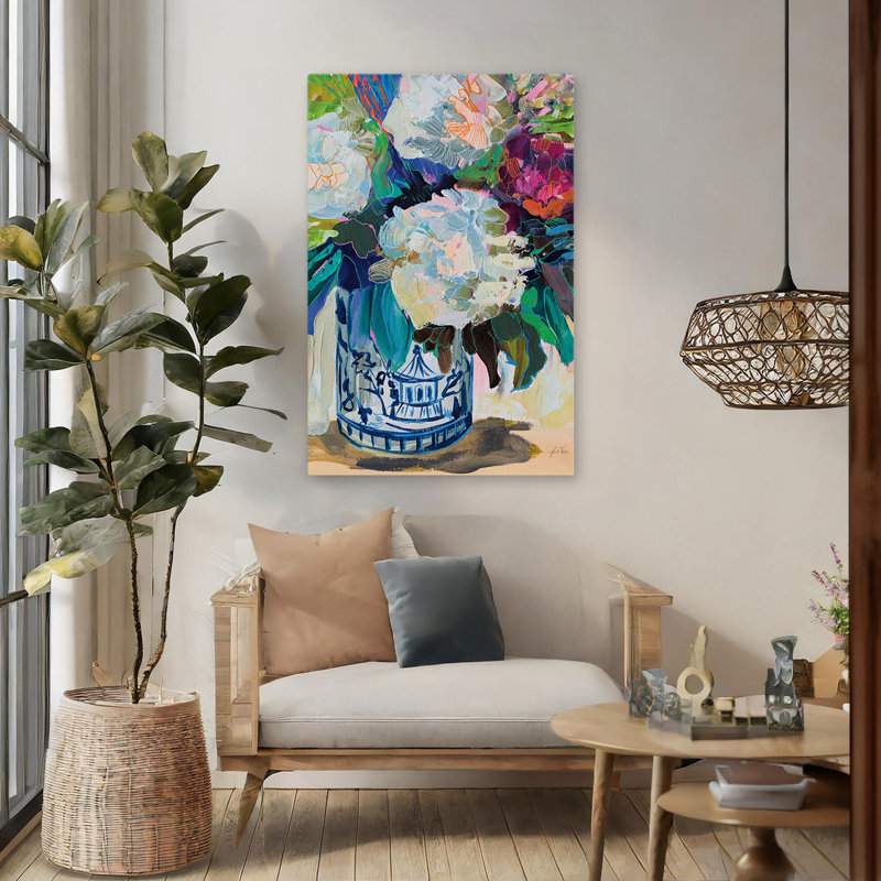 Contemporain et BCBG August Bloom, H 48 po x l 32 po