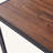Balster Creative Design Veneered MDF Wood Structure Rectangular Walnut Dining Table