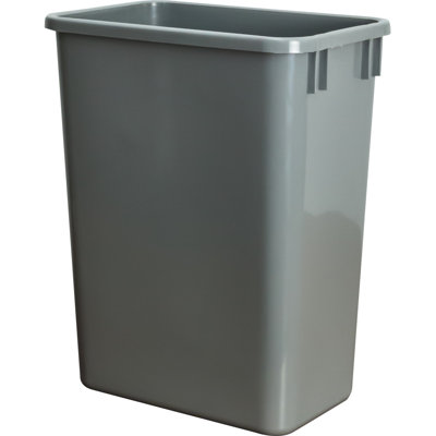 Plastic Open Kitchen Trash Can