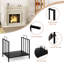 Curstin 18'' W Metal Log Rack