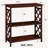 3-Tier Console Table Open Bookshelf Bookcase with Storage Shelves-1985555261