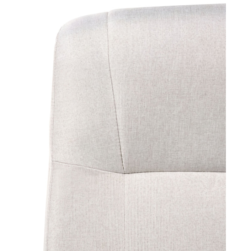 Brayden Studio Linen Office Chair