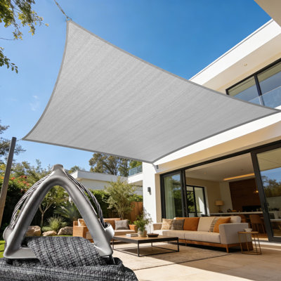 Amgo Pro Ring Rectangle Sun Shade Sail 260 GSM Heavy Duty