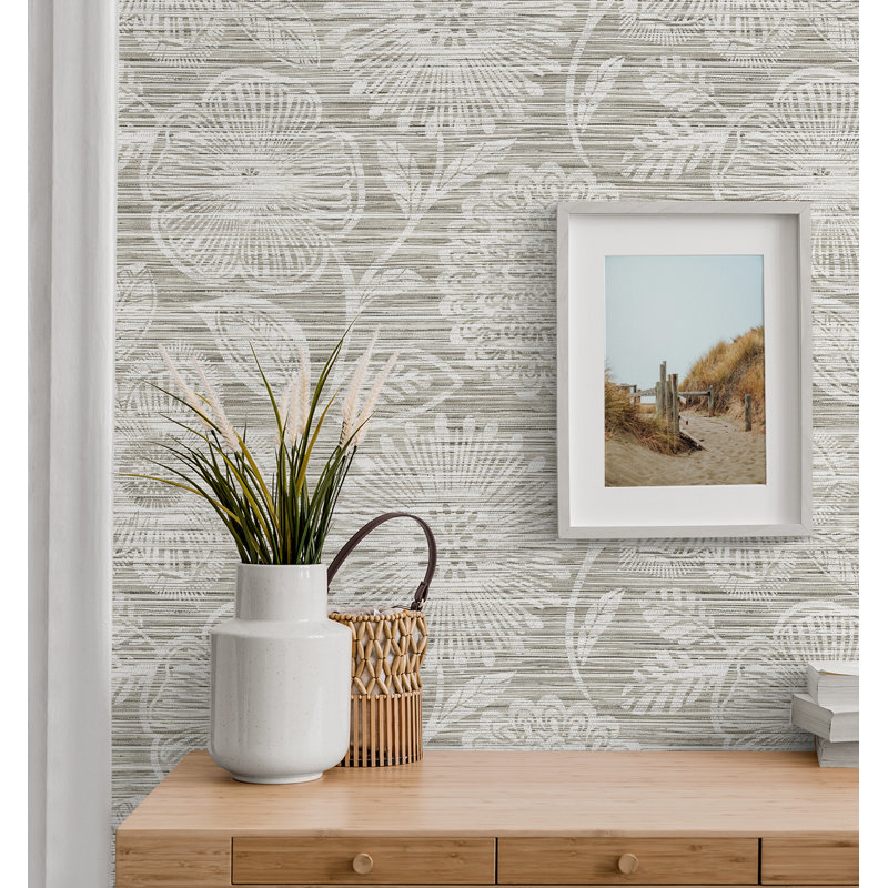 Papier peint adhésif Stacy Garcia Home Bluestone, Beige/gris