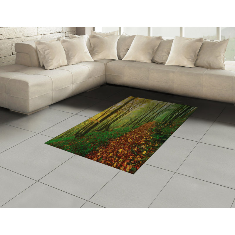 National Parks Nature High Density Long Fiber Poly Threads Decorative Area Rug Carpet, Rectangle 4' x 5'8"