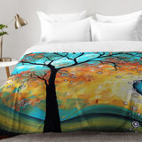 Madart Inc Modern & Contemporary Floral Comforter Set