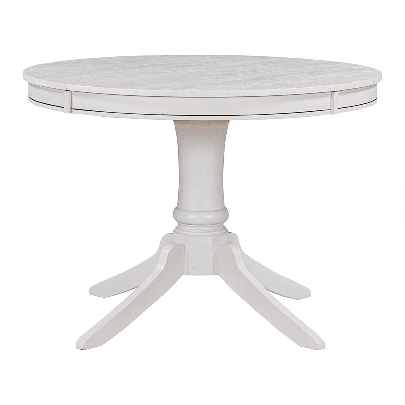 Ensemble de table de salle à manger 5 pièces avec table ronde extensible et chaises rembourrées, parfait pour une utilisation polyvalente et un décor élégant