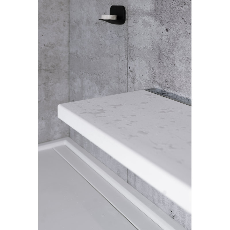 Cube Shower Chair, White