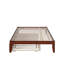 Lit plateforme robuste en bois massif avec lit gigogne Aayanna-448667738-447822416