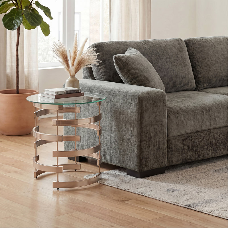 Table de bout en verre Trimm
