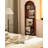 Nordic Minimalist Yellowwood Storage Wall-Mounted Full-Length Mirror