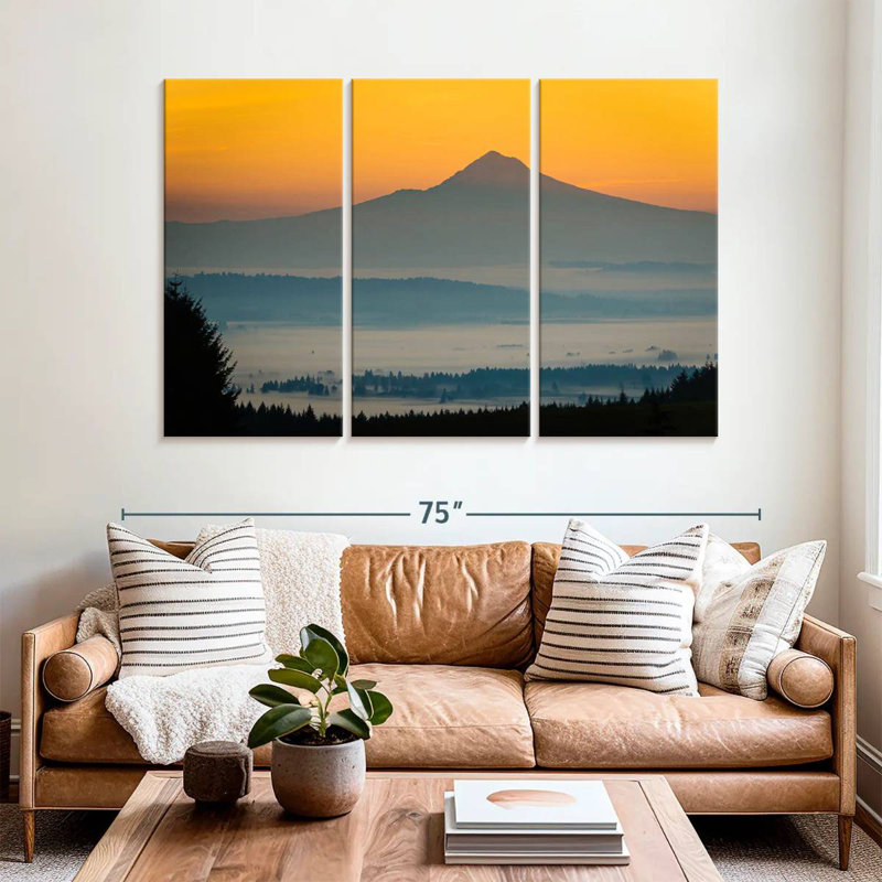 Alvord Mt. Hood At Dawn, 42" H x 65" W