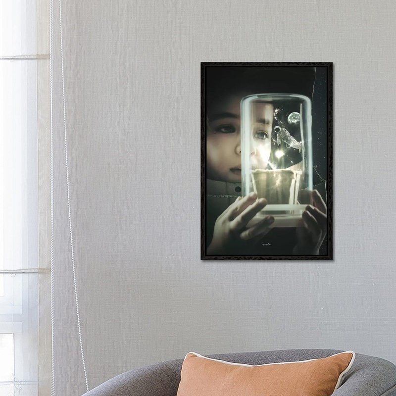 Childhood Dreams 1 Piece Wall Art on Canvas, 66.04 cm H x 45.72 cm W, Black Framed