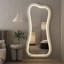 Agesilao 90x180cm Full Length Mirror Asymmetrical LED Lighted floor Mirror