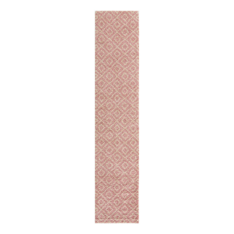 Geometric Indoor Rug, Runner 3'3" x 16'5"