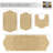 Morissette 4 Piece Bath Rug Set-1356736832