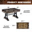 Barrington Billiards 58” Coventry Foosball Table, Metal Legs with Tabletop Soccer Balls