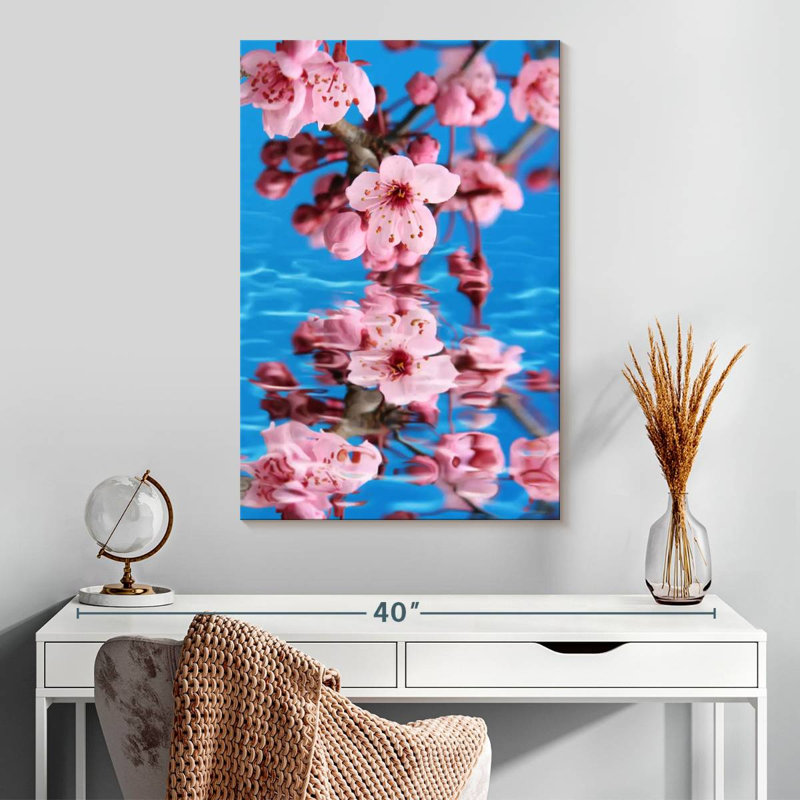 Harnek Sakura Reflection, 30" H x 20" W