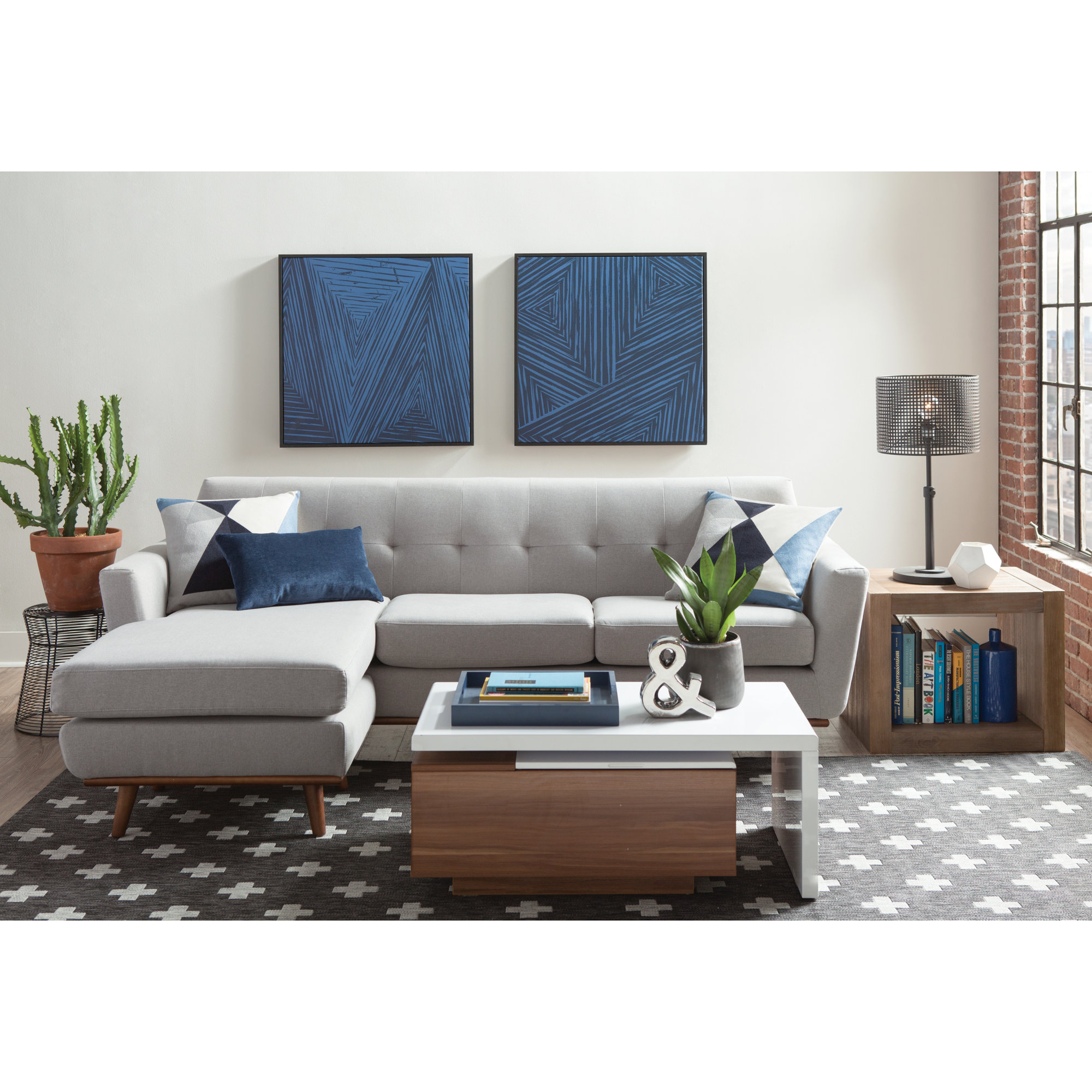 Umbria Striped Indoor / Outdoor Area Rug, Charcoal , Rectangle 3'11" x 5'7"