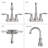 Bathroom faucet with 360 degree turn spout-115827336