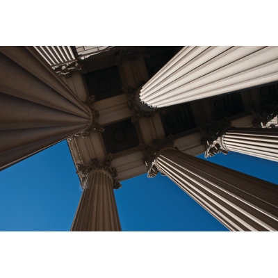 Washington Columns - Wrapped Canvas Painting