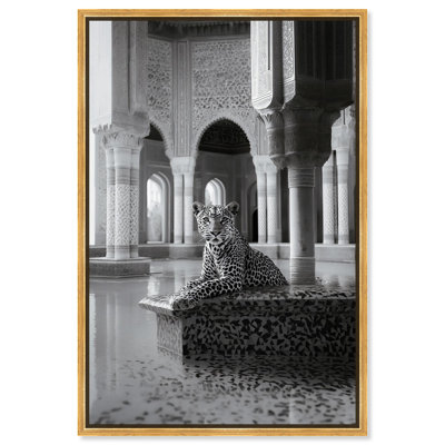 «Peaceful Posing Leopard Noir» par Art Remedy