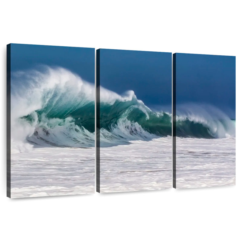 Gillard Surging Ocean Wave, 42" H x 65" W