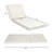 / Chaise Lounge Lumbar Resting Cushion - Water-, 27.75W X 74.49D 3.94H, Cream, Foam Filled Outdoor Shoulder