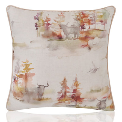 Shelbie Animal Print Square Cushion