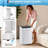 Portable Air Conditioner 12000 BTU 4-in-1 Quiet Energy Efficient AC with Heating Dehumidifier Fan, Easy Install Freestanding AC with Remote, Compact Portable AC for Home Office Dorm Apartment