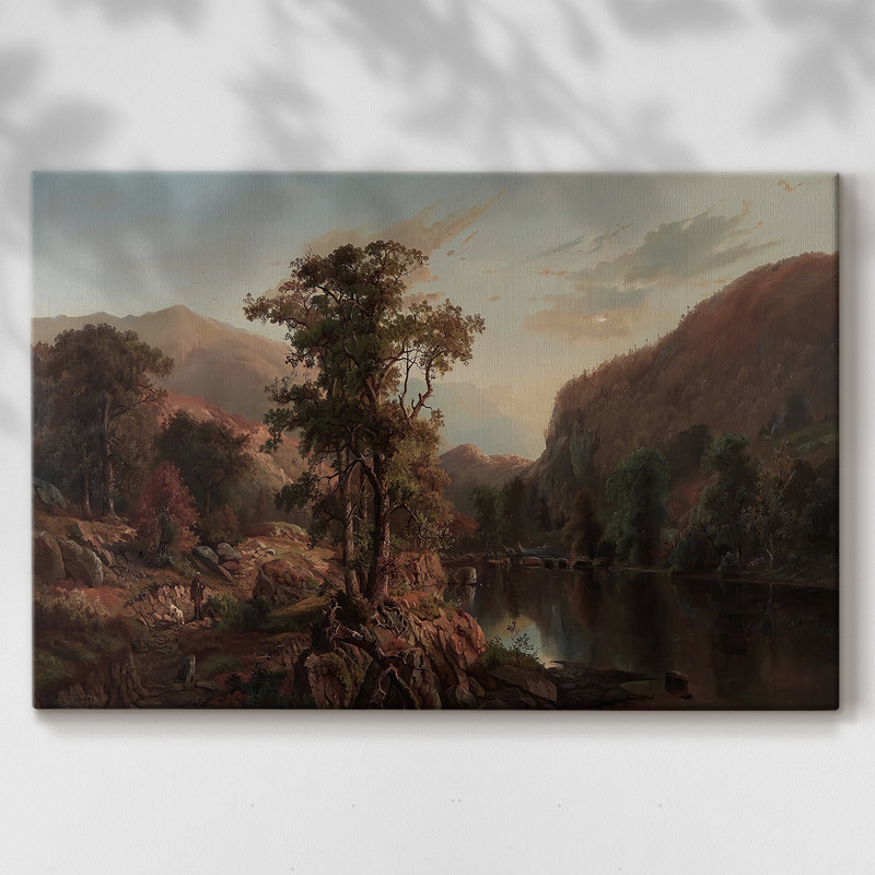 Paysages rétro-CCL XXVII -Galerie enveloppée Cavas, 8 x 12