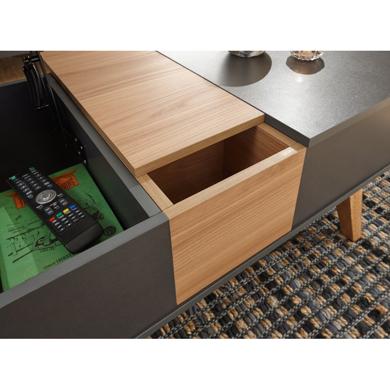 Cosmia Lift Top Four Leg Coffee Table with Storage