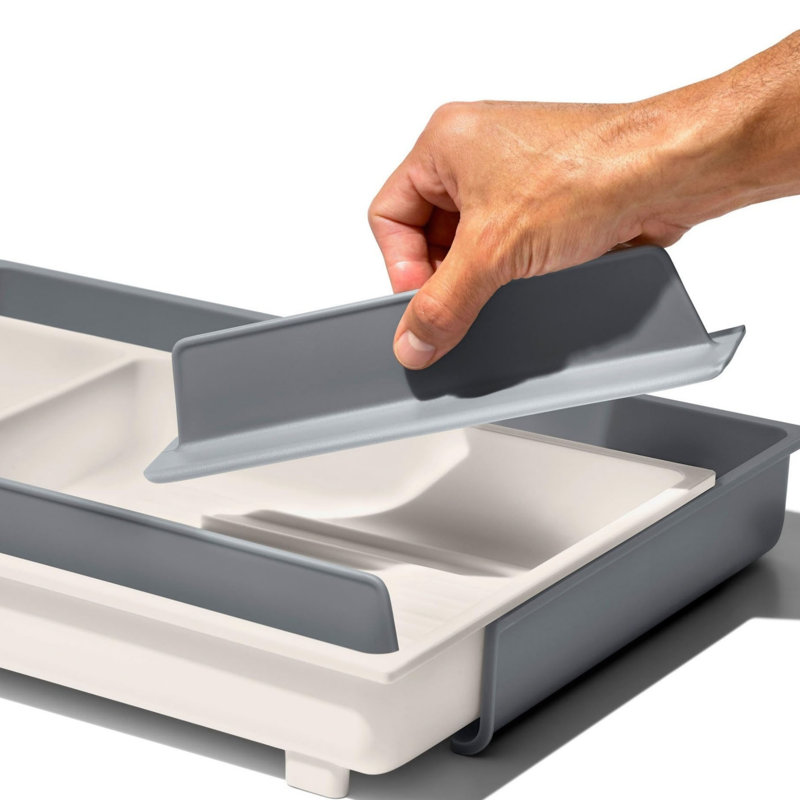 Plastic Rectangle Utensil Storage Set