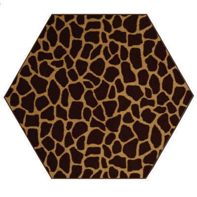 Tapis imprimé animal - Girafe