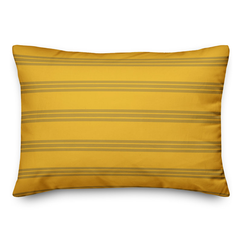 Coussin Stripes, Jaune