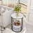 Braidon Marble Top End Table