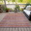 Machine Washable Indoor/Outdoor Oden ACN2155 Striped Rug-729715048