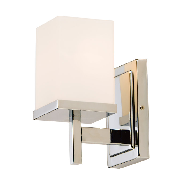 Ghadir Dimmable Vanity Light, Polished Chrome