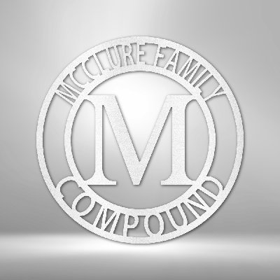 Lettre personnalisée en acier