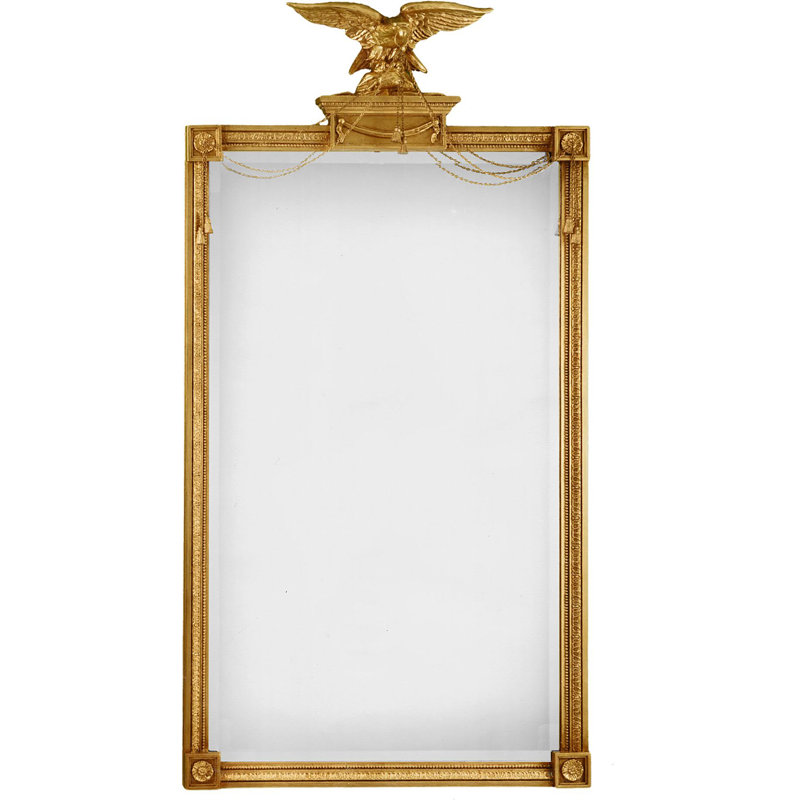 The Continental Congress Flat Beveled Wall Mirror, 55" x 29"