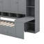 Lit de jour simple en bois avec tiroirs, bureau et tablettes-1781128115-1781128114
