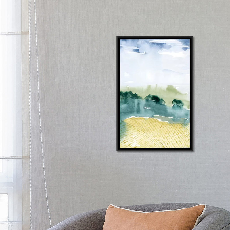 «Mountain Vale I» par Grace Popp - Giclée sur toile tendue avec châssis, H 26 po x l 18 po x P 1,5 po, Toile avec cadre noir