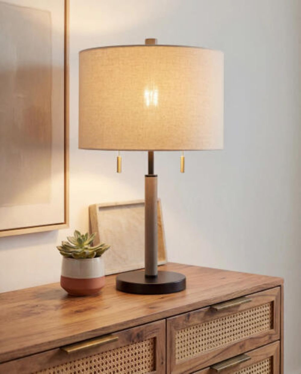 Kenley Table Lamp, Gray