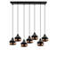 Luminaire suspendu 7 lumières pour îlot de cuisine