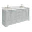 Meuble-lavabo double avec plateau Abshire 73-93359274