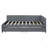 Full Size Upholstered Daybed With 2 Storage Drawers Sofa Bed Frame No Box Spring Needed, Linen Fabric-1101185386
